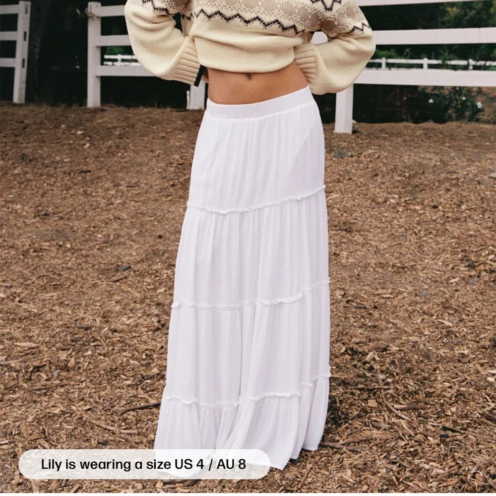 Princess Polly Miriah Maxi Skirt Low Impact - Picture 2 of 8